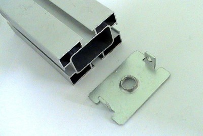 40*60鋁材專用腳杯固定片 自動化設備配件的高效解決方案